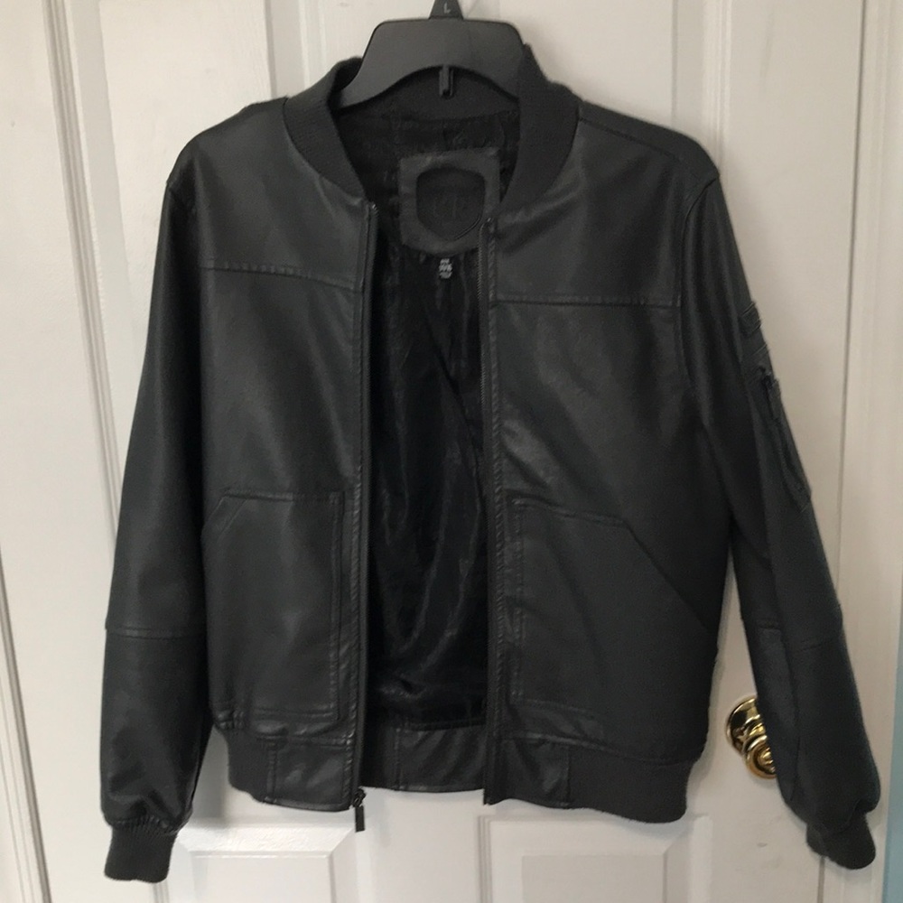 Urban Republic Faux Leather Jacket Boys Large